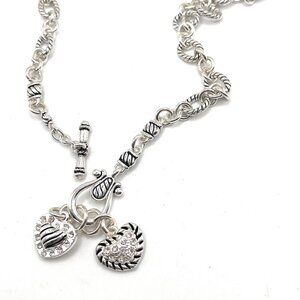 Two Hearts Retired Premier Designs Necklace